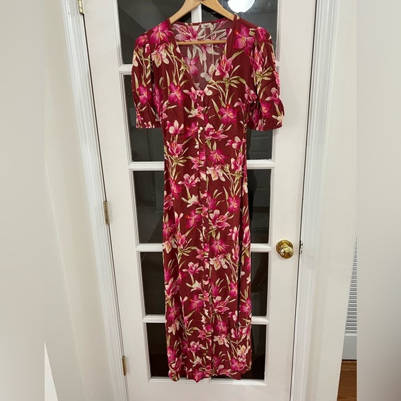 Faherty Sorrento Print Maxi Dress - Size S - NWT - Picture 2 of 9